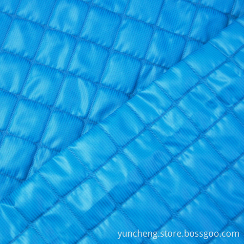 100%Nylon Crinkled Embossed Ripstop Nylon Fabric